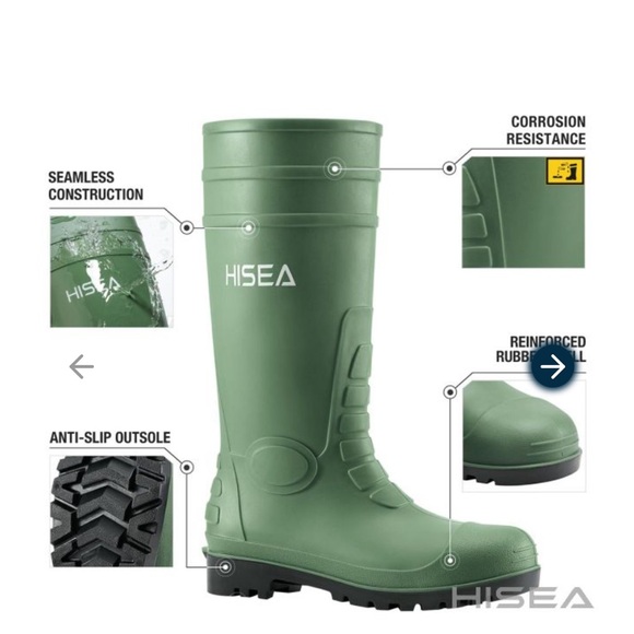 🌲NWT PCV Men’s waterproof, oil and chemicals resistant boots! - Picture 2 of 8